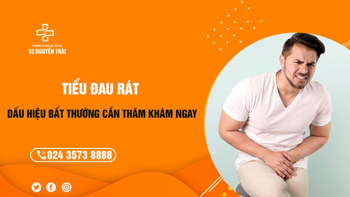 Tiểu đau rát: Dấu hiệu bất thường cần thăm khám ngay
