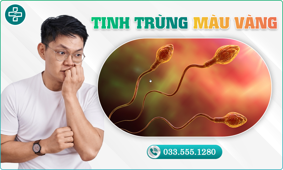 Tinh trùng màu vàng: Chớ chủ quan khi phát hiện