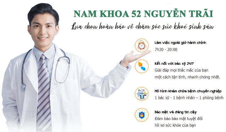 Phòng khám nam khoa 52 Nguyễn Trãi – Sự lựa chọn tin cậy cho sức khỏe của bạn