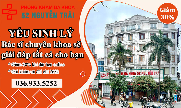 Bác sĩ chuyên khoa chia sẻ nguyên nhân yếu sinh lý và cách điều trị