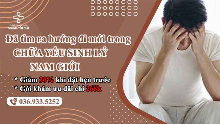Đã tìm ra hướng đi mới trong chữa yếu sinh lý nam giới