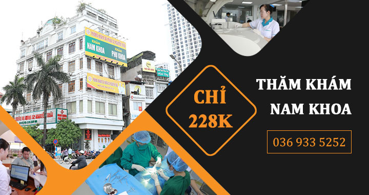 Bảng giá khám nam khoa bao nhiêu tiền – Ưu đãi gói khám nam khoa chỉ 228K